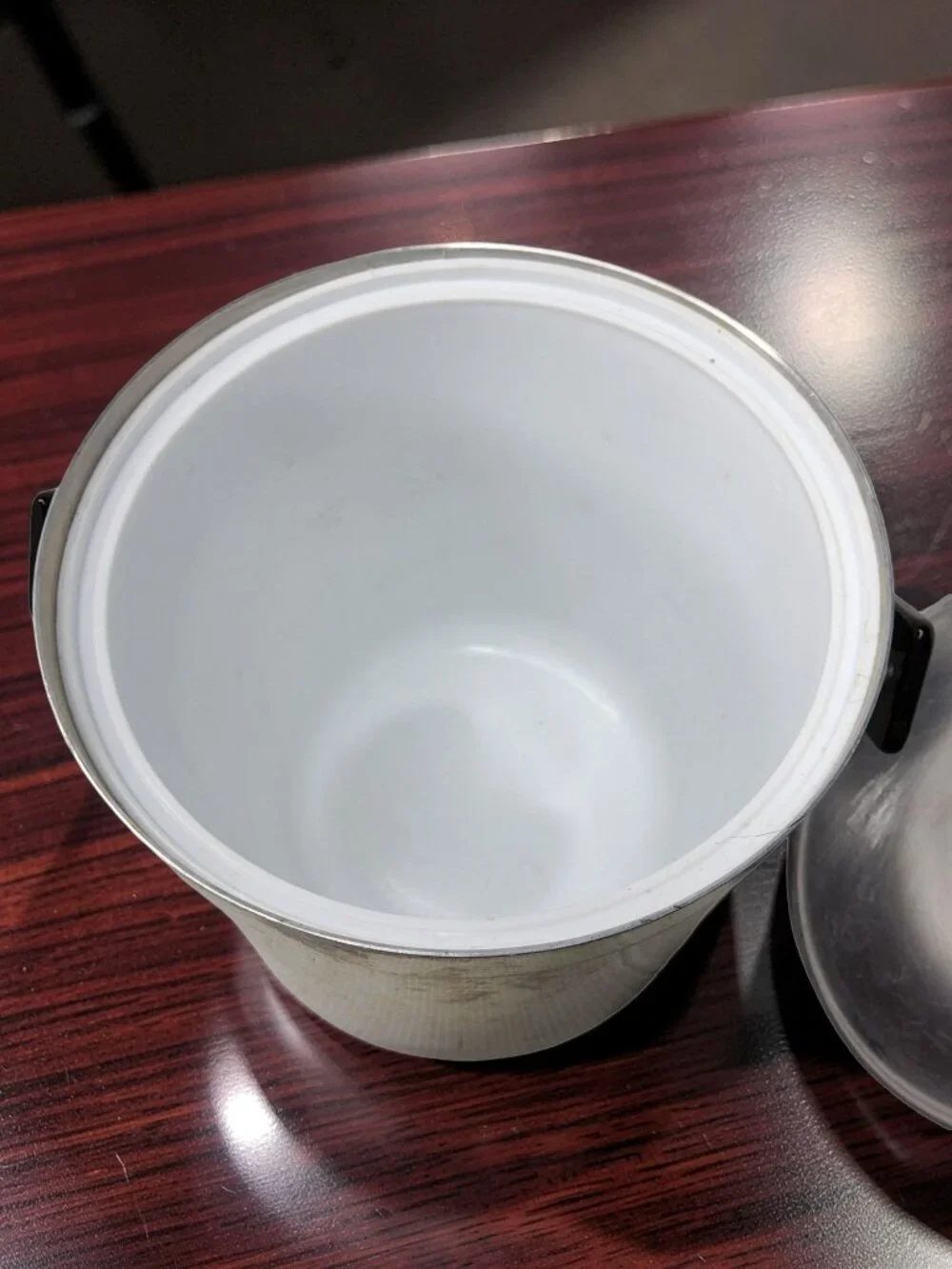 Vintage Heavy Aluminum Large Insulated Ice Bucket